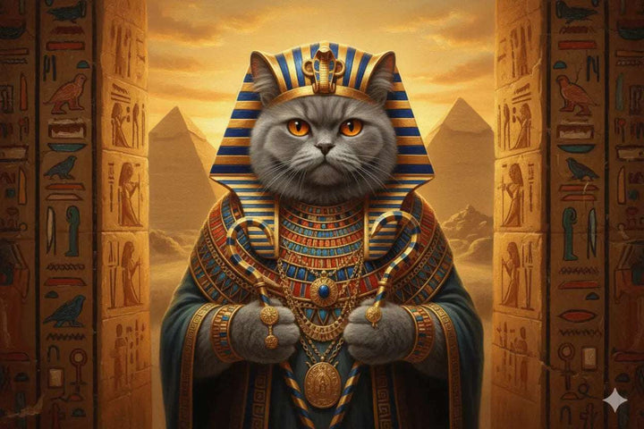 Portret Zwierzaka Cyfrowy – Styl Faraon Egipski 🏺🐾 - Superrrr Store