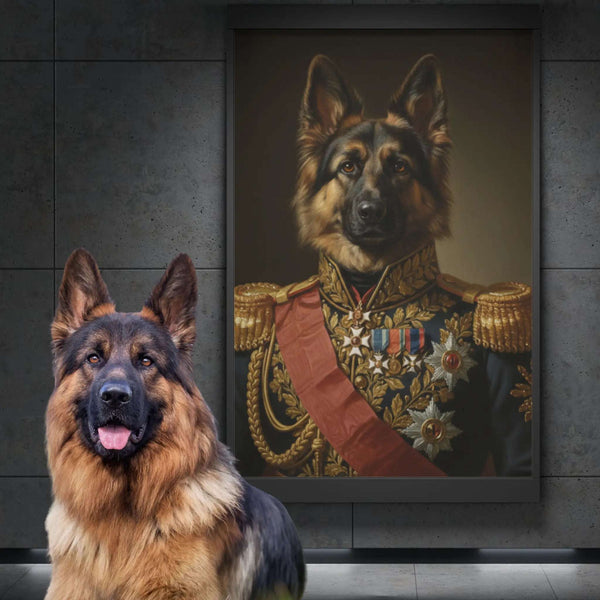 Portret Zwierzaka Cyfrowy – Styl Generał 🎖️🐾 - Superrrr Store