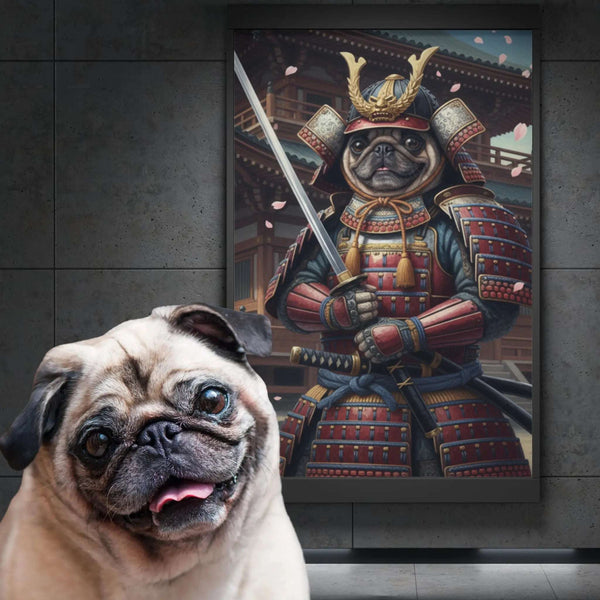 Portret Zwierzaka Cyfrowy – Styl Samuraj 🗡️🐾 - Superrrr Store