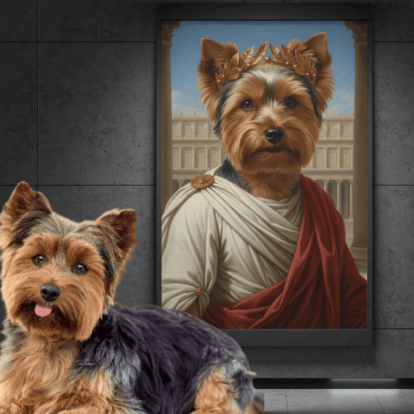 Portret Zwierzaka Cyfrowy – Styl Cesarz Rzymski 👑🐾 - Superrrr Store