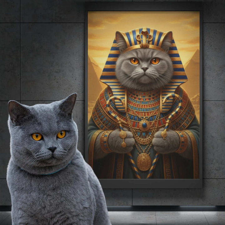 Portret Zwierzaka Cyfrowy – Styl Faraon Egipski 🏺🐾 - Superrrr Store