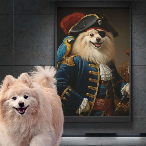 Portret Zwierzaka Cyfrowy – Styl Kapitan Piratów 🏴‍☠️🐾 - Superrrr Store