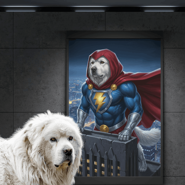 Portret Zwierzaka Cyfrowy – Styl Superbohater 🦸🐾 - Superrrr Store