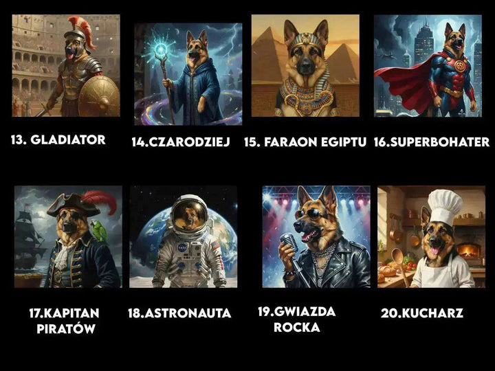 Portret Zwierzaka Cyfrowy – Styl Cesarz Rzymski 👑🐾 - Superrrr Store